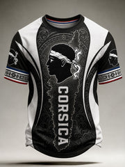 T-shirt à manches courtes Corse pour homme