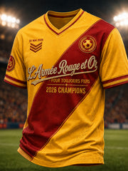 T-shirt homme col en V à imprimé Champion 2026
