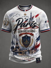 T-shirt imprimé pour hommes sur le championnat de football parisien