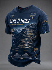 T-shirt à manches courtes pour la course cycliste masculine