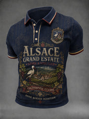 Chemise pour homme imprimée France Alsace