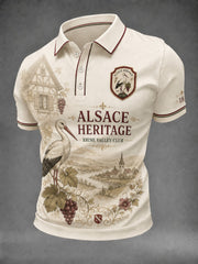 Chemise pour homme imprimée France Alsace