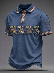 Maillot de cyclisme pour homme, modèle skeleton