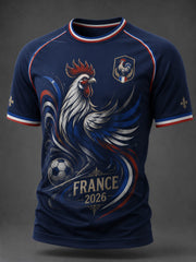 T-shirt homme imprimé France Football