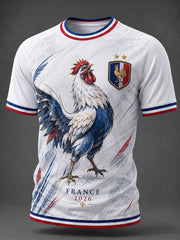 T-shirt homme imprimé France Football