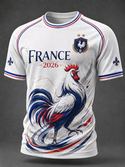 T-shirt homme imprimé France Football