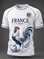 T-shirt homme imprimé France Football