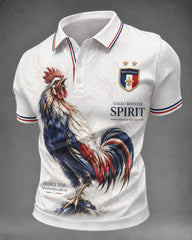 Chemise pour hommes imprimée France Football