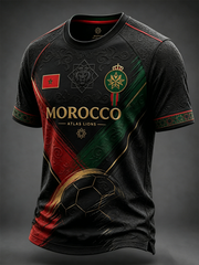 T-shirt homme MAROC à manches courtes imprimé