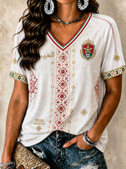 T-shirts de football 2026 pour femmes, Maroc