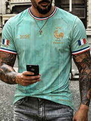 T-shirts de football français pour hommes