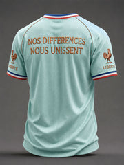 T-shirts de football français pour hommes