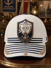 Chapeau unisexe MARINE HERITAGE BLANC