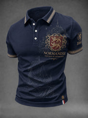 Chemise pour homme imprimée France Normandie