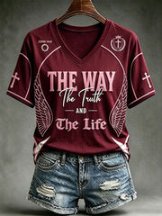 Women's The Way TheTruth And The Life Short-sleeved T-shirt