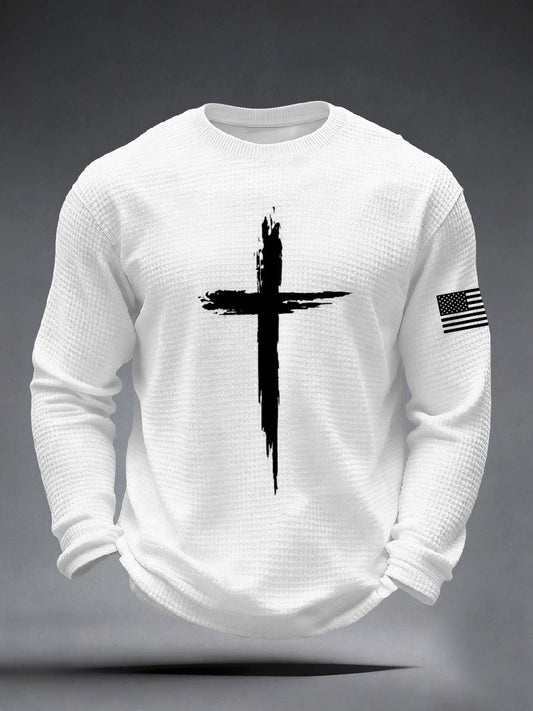 Men's Faith Cross Waffle Top