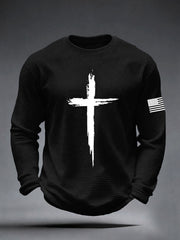 Men's Faith Cross Waffle Top