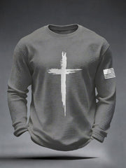 Men's Faith Cross Waffle Top