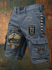 Shorts à imprimé celtique breton pour hommes