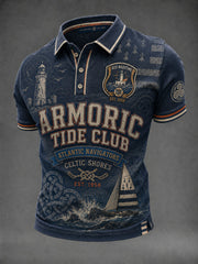 Chemise pour homme imprimée celtique de Bretagne, France