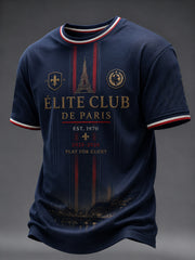 T-shirt pour homme à imprimé football parisien