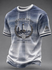 T-shirt pour hommes imprimé celtique de Bretagne, France
