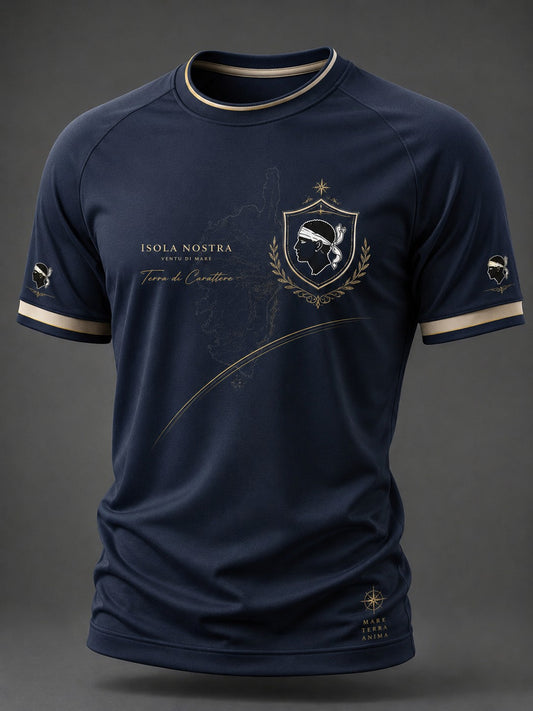 T-shirt pour homme imprimé du drapeau de la Corse