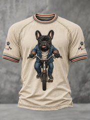 T-shirt manches courtes Bulldog pour homme