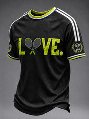 T-shirt manches courtes Love Tennis pour homme