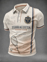 Chemise imprimée des Championnats Internationaux de France de Tennis pour homme
