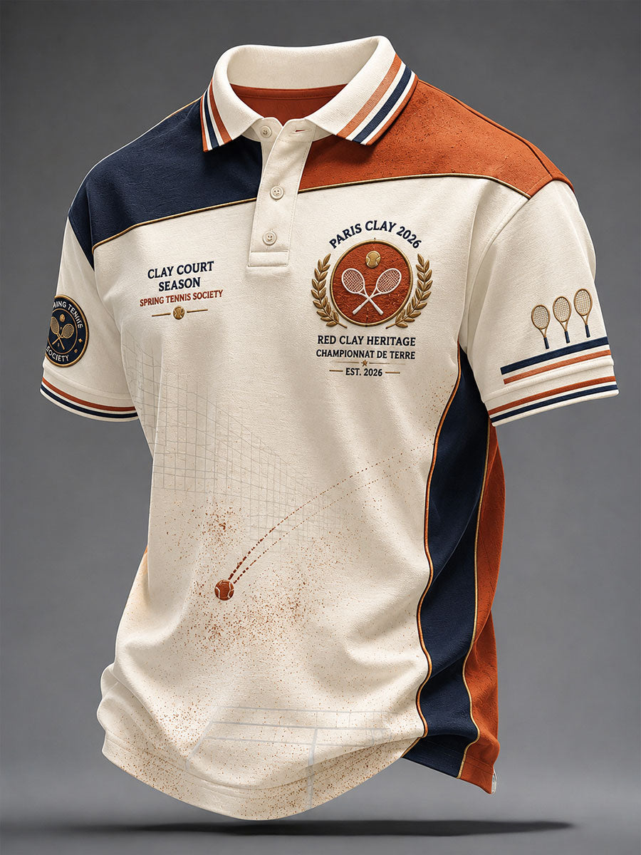 Chemise de tennis pour hommes de la série Franch