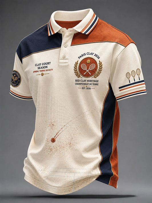 Chemise de tennis pour hommes de la série Franch