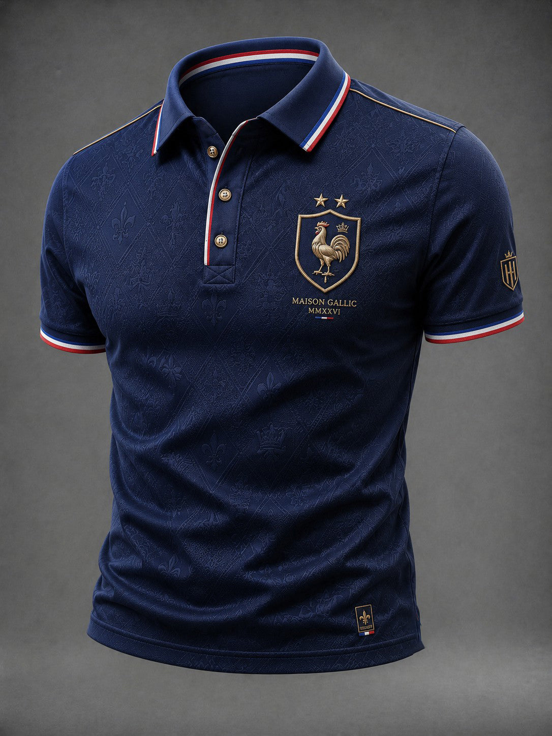 Chemise pour hommes imprimée France Football