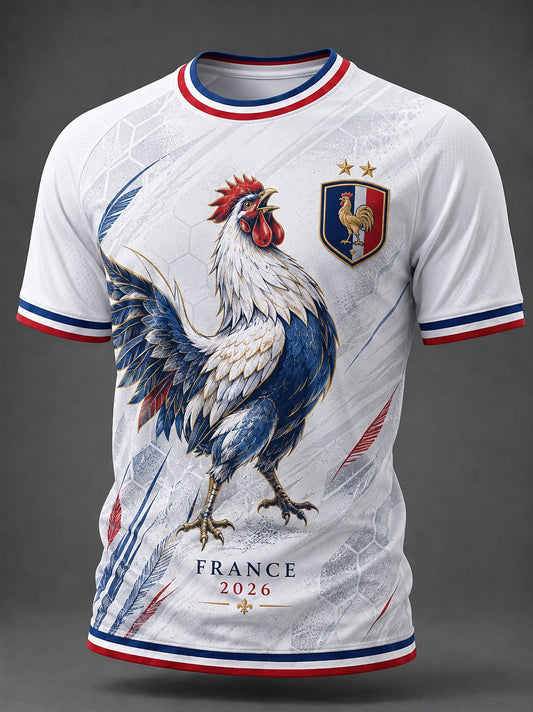 T-shirt homme imprimé France Football