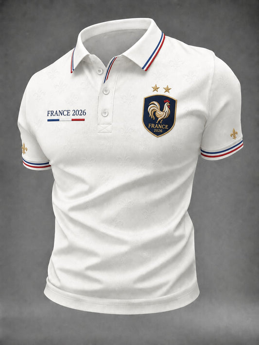 Chemise pour hommes imprimée France Football