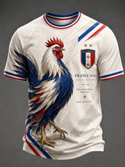 T-shirt homme imprimé France Football
