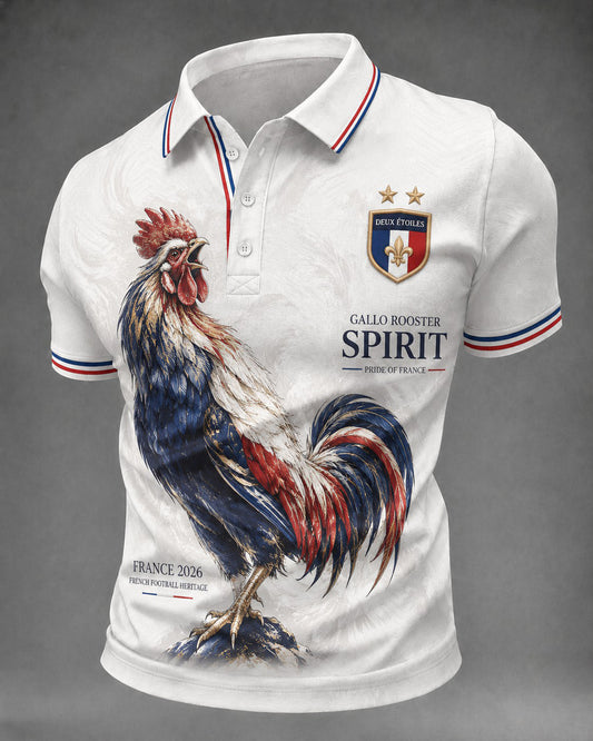 Chemise pour hommes imprimée France Football