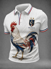 Chemise pour hommes imprimée France Football