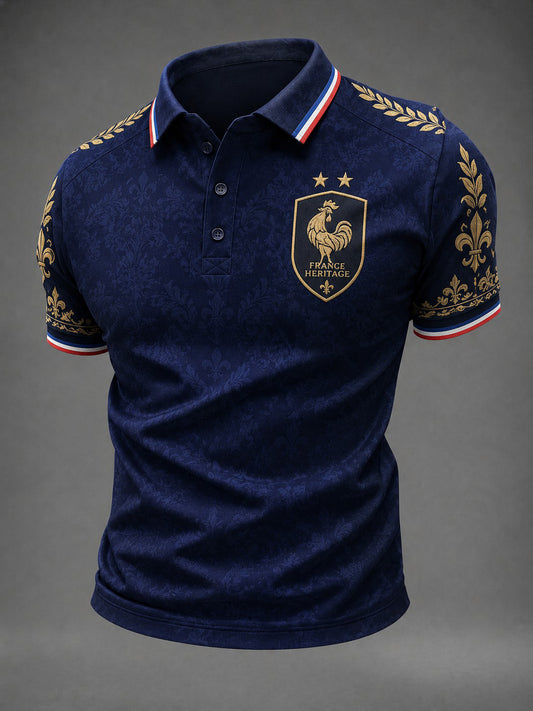 Chemise pour hommes imprimée France Football