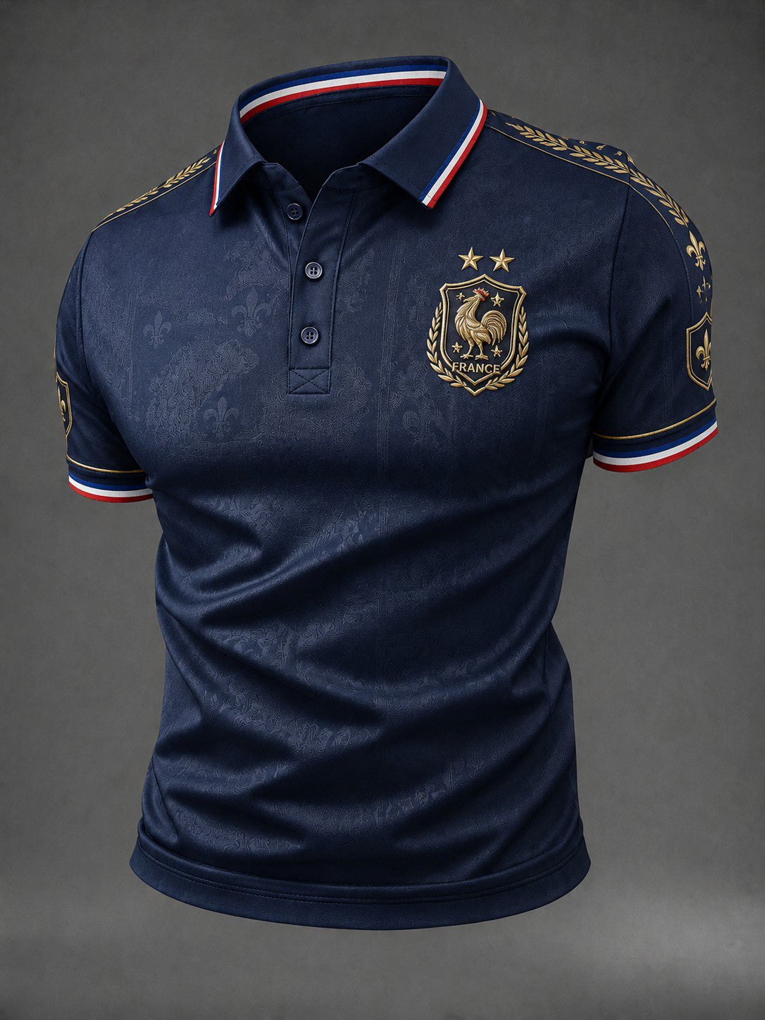 Chemise pour hommes imprimée France Football