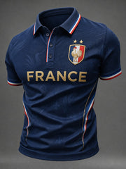 Chemise pour hommes imprimée France Football