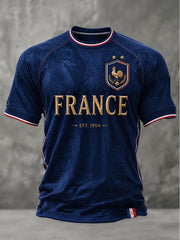 T-shirt manches courtes France Football pour homme