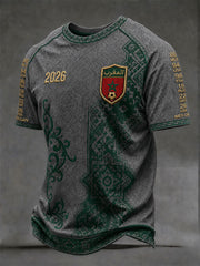 T-shirts de football marocain pour hommes