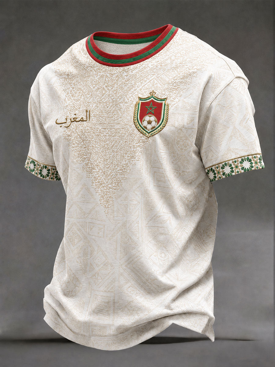 T-shirts 2026 Morocco Football pour hommes