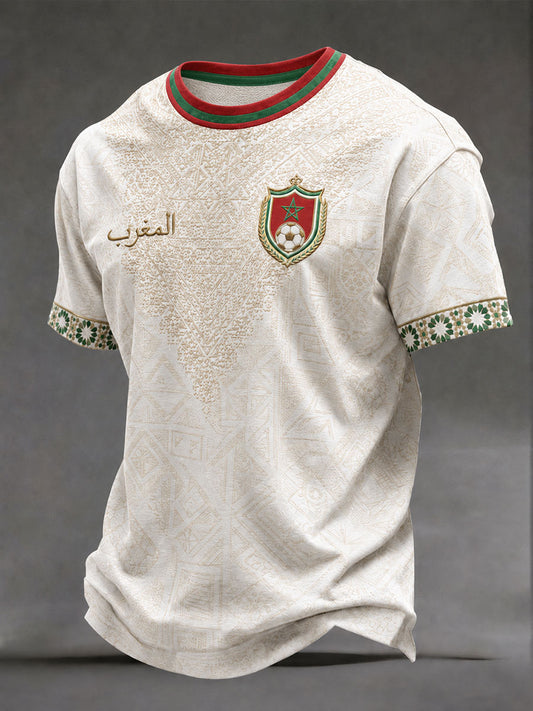 T-shirts 2026 Morocco Football pour hommes