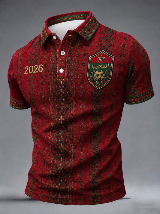 Hommes 2026 Maroc Football Tops