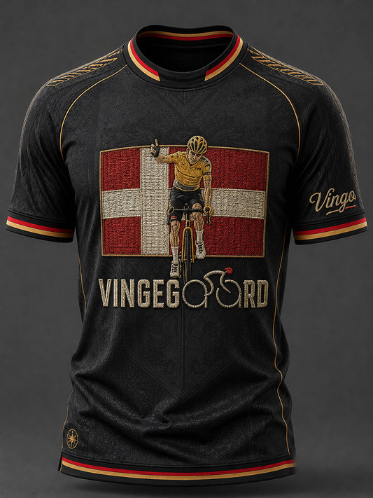 T-shirt à manches courtes pour coureur cycliste masculin