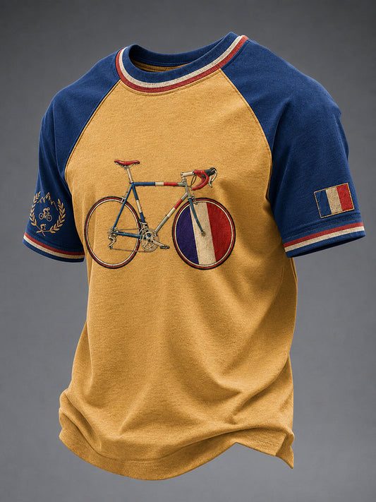 T-shirt français à manches courtes pour homme