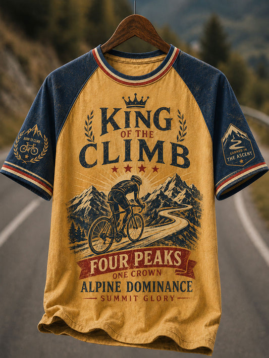 T-shirt manches courtes «Roi de l’escalade» pour homme
