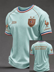 T-shirts de football français pour hommes